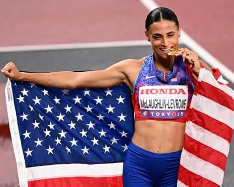 Sydney McLaughlin-Levrone clocks fastest female 400m in 40 years to claim championship title